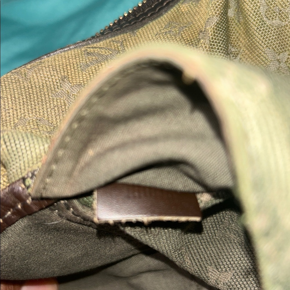 Louis Vuitton Croisette Marina PM Khaki Mini Lin Canvas Satchel - Picture 15 of 16